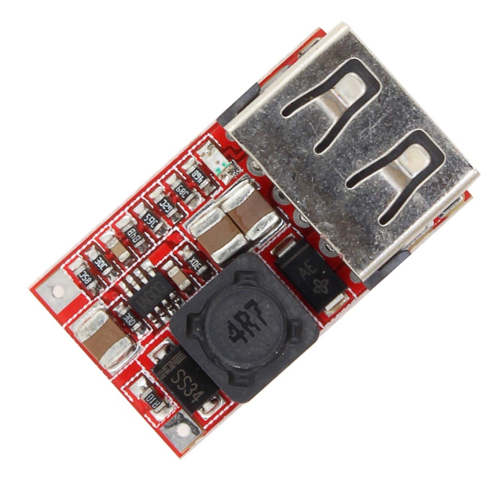 6-24v, 24v, 12v To 5v Usb Step Down Buck Module, Dc-dc