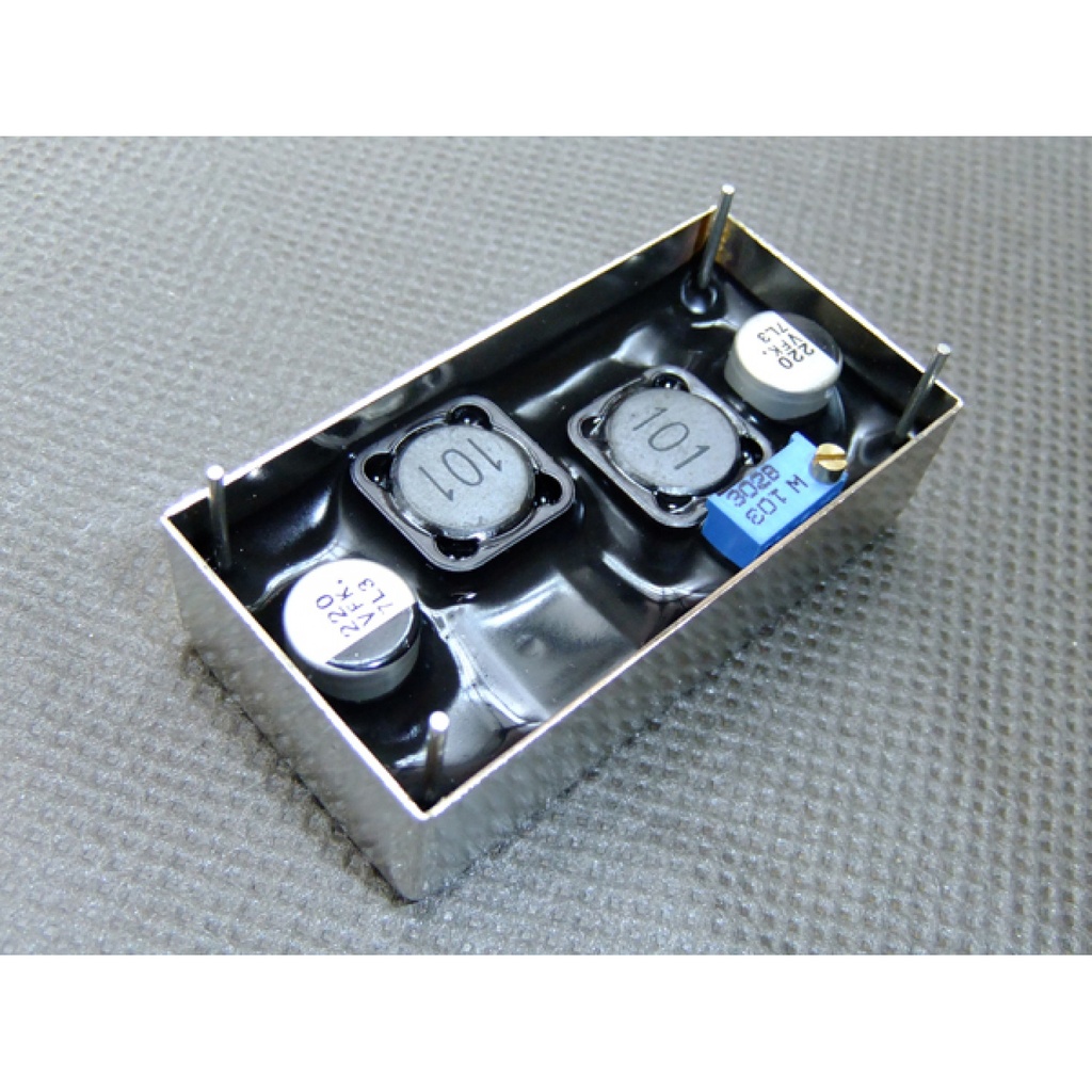DC Converter 3-35V to 1.2-30V Auto Step Up Down Module with Aluminum Shell QS-1212CBD-24W