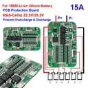 6 Series 22V BMS Protection Board for 18650 Lithium Battery Cell