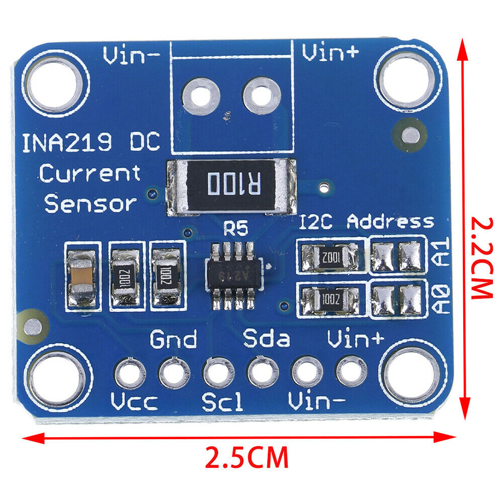 MCU-219 INA219 I2C Bi-directional DC Current Power Supply Sensor Module