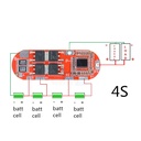 3S BMS 25A 12.6V 4S 16.8V 5S 21V 18650 Li-ion Lithium Battery Protection Board Circuit Charging Module PCM Polymer Lipo Cell PCB