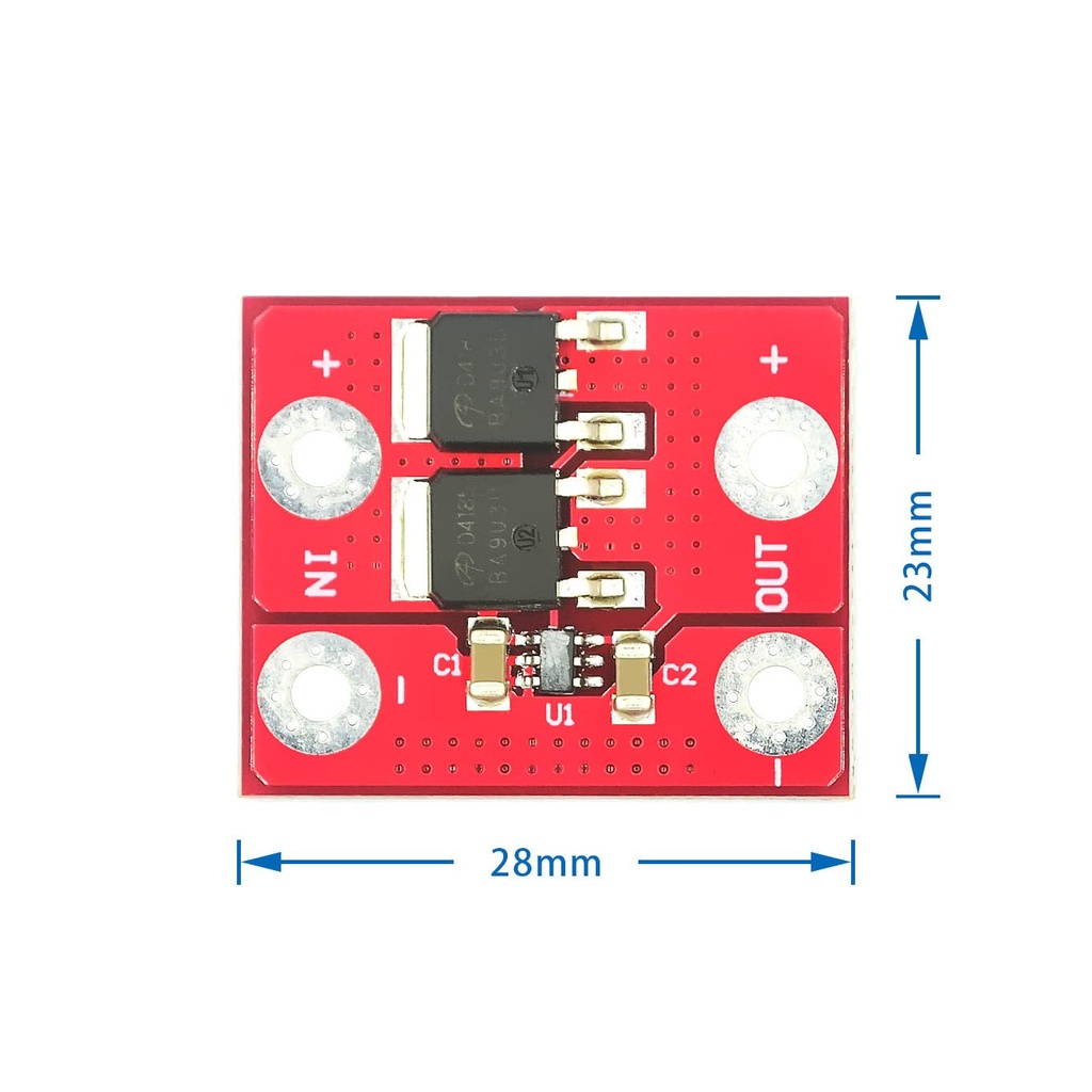 3-28V 15A High Current Ideal Diode Solar Energy Reverse Irrigation Battery Charging Backflow Protection