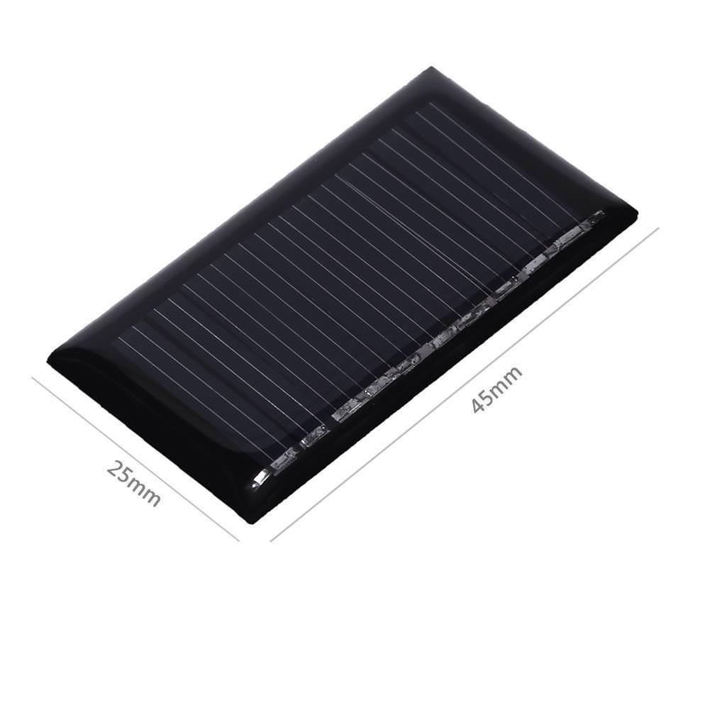 0.125W 5V Polysilicon Epoxy Solar Panel Cell Battery Charger