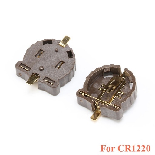 CR1220 Button Battery Holder 3V SMD Package Plating Temperature