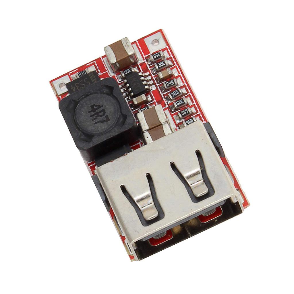 Modulo Convertitore DC-DC Step-Down 6V-24V A 5.2V 3A Con Doppia Porta USB - Per Auto O Progetti Fai Da Te - Foto 4