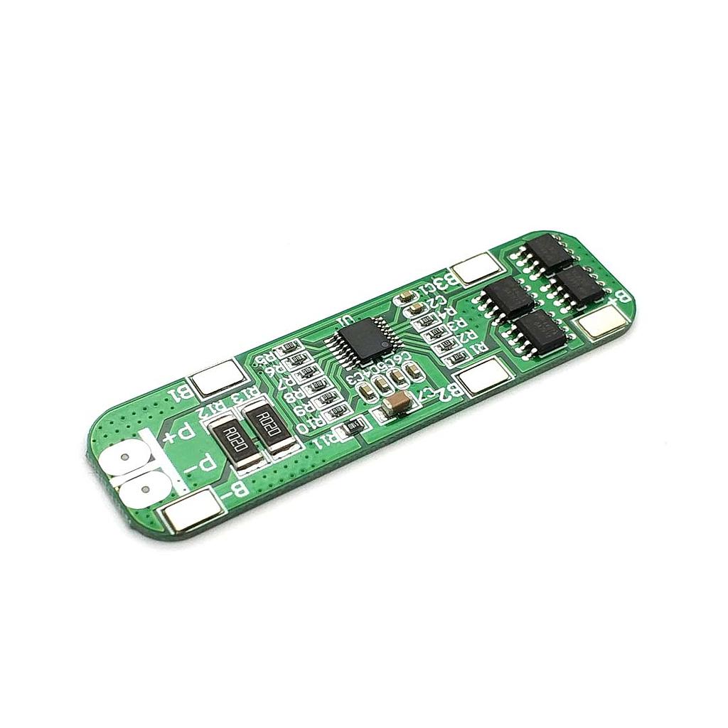 1S 5A 3.7V 18650 Li-ion Lithium Battery BMS Circuit Round Protection PCB  Board