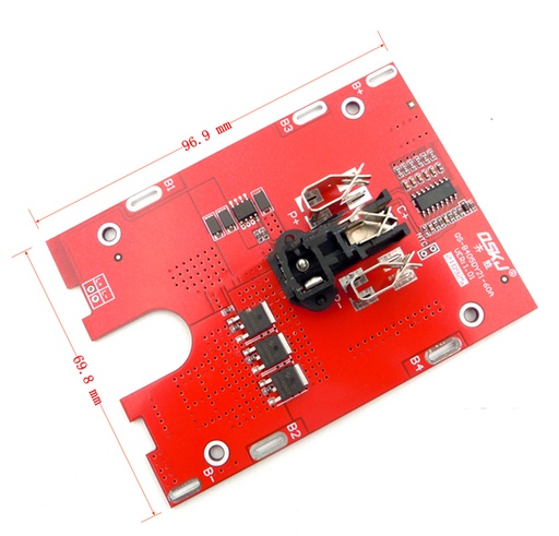 5S 18V 21V 65A BMS 21700 Lipo Battery Screwdriver Charger Protection Board For Angle Grinder/electric Drill/wrench /hammer QS-B105DY21-60A