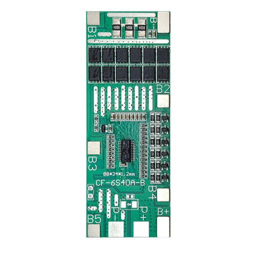 6S 24V 20A/40A BMS PCB Protection Board For 18650 Li-ion Lithium Battery  CF-6S40A-B
